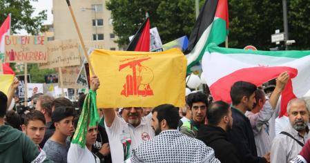 Hezbollah Protestor